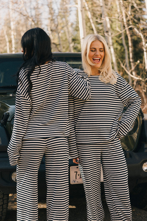 Weekender Striped Pullover